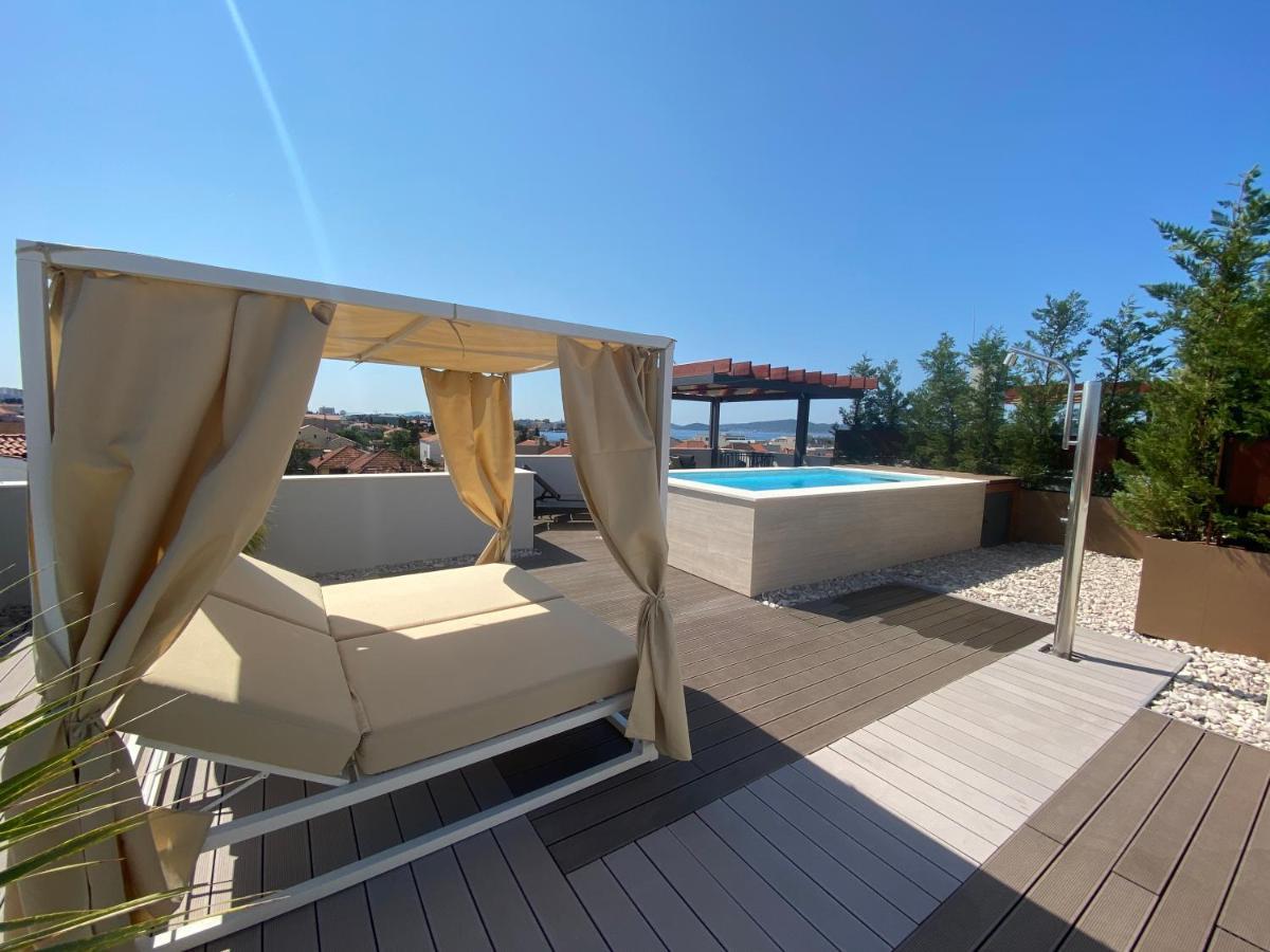 Apartmán Shell Sky Luxury Penthouse With Private Pool Zadar Exteriér fotografie