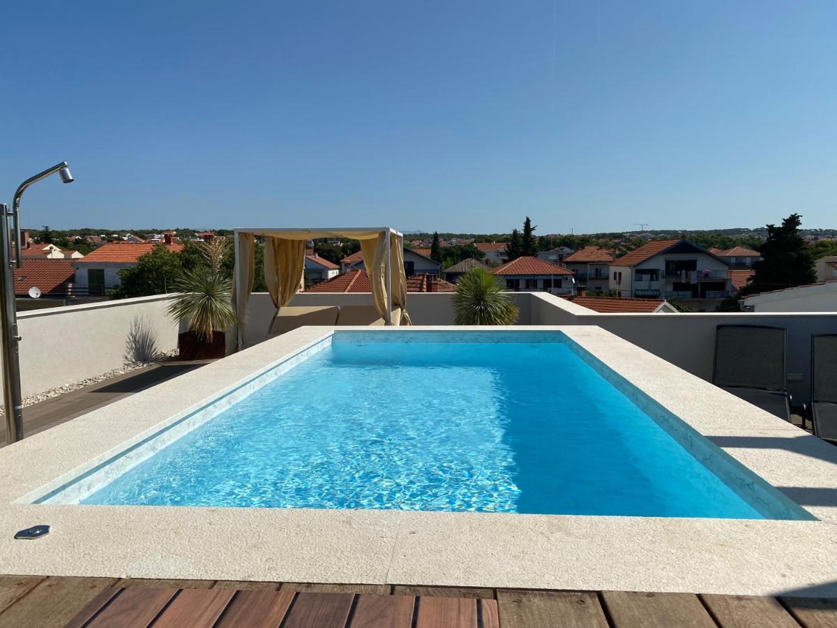 Apartmán Shell Sky Luxury Penthouse With Private Pool Zadar Exteriér fotografie