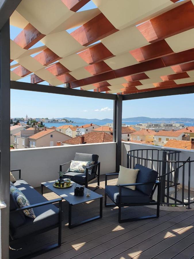 Apartmán Shell Sky Luxury Penthouse With Private Pool Zadar Exteriér fotografie